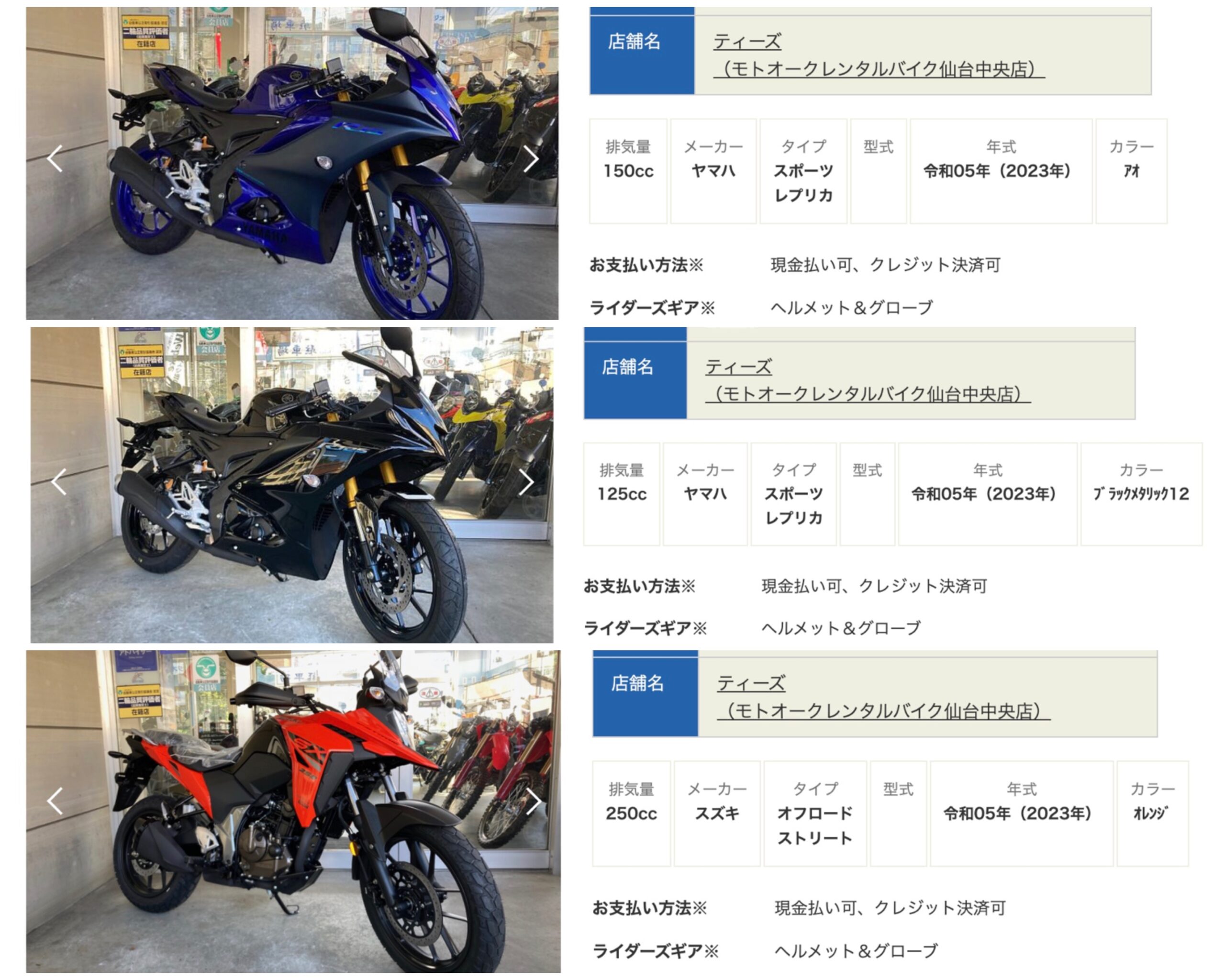 当店のレンタルバイクに新しいモデルが追加されました！皆さん楽しんで