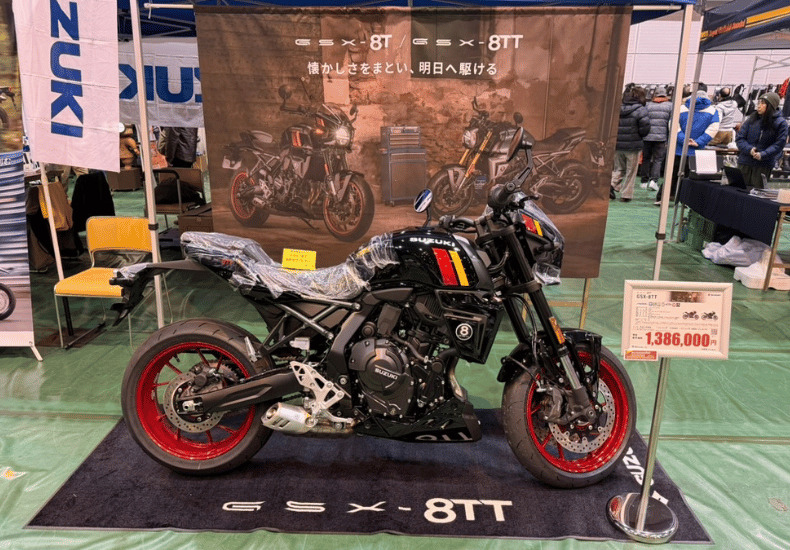 NEWモデル『GSX-8T／GSX-8TT』両モデル展示中です〜 | ティーズ仙台